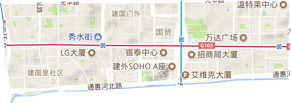 建外街道地形地图