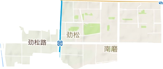 劲松街道地形地图