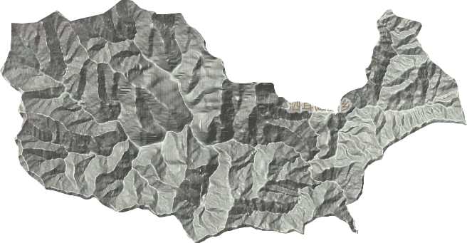 白羊乡地形地图