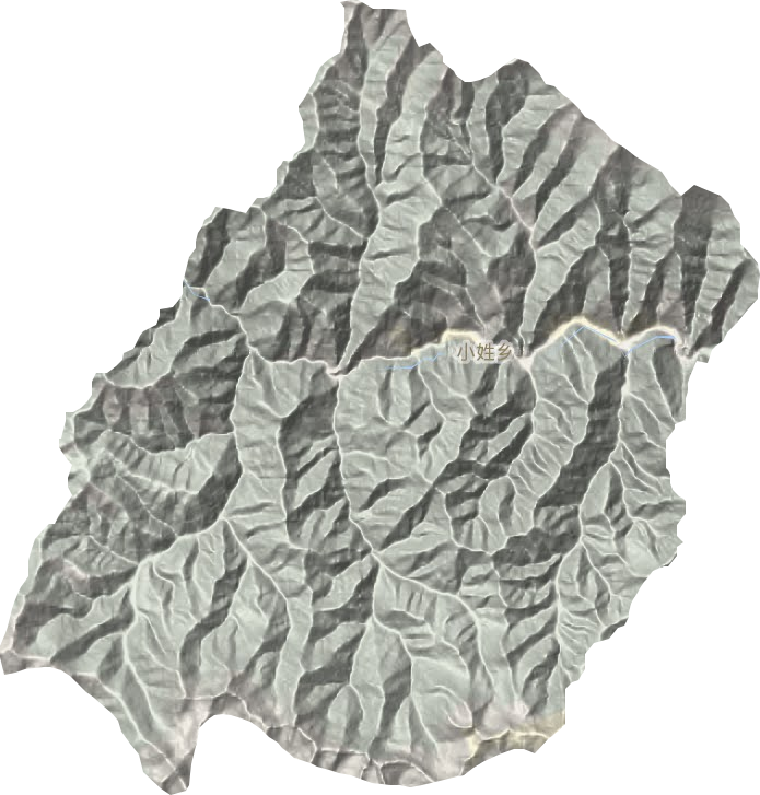 小姓乡地形地图