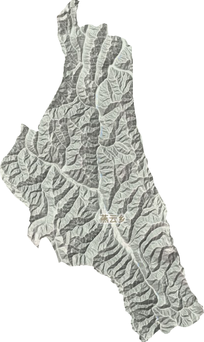 燕云乡地形地图