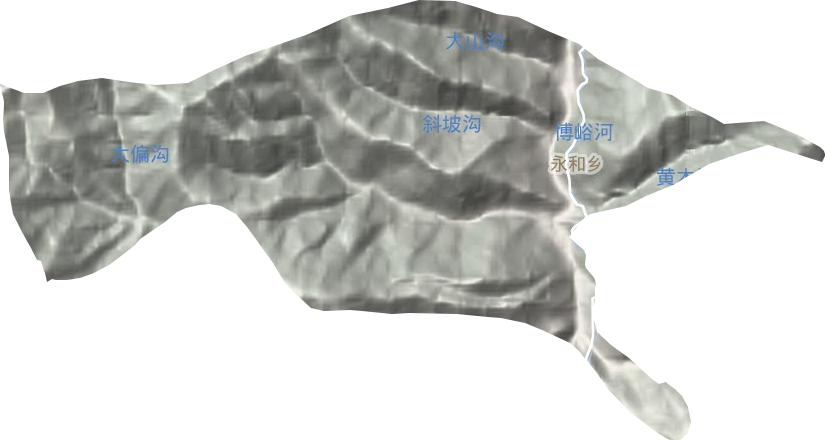 永和乡地形地图