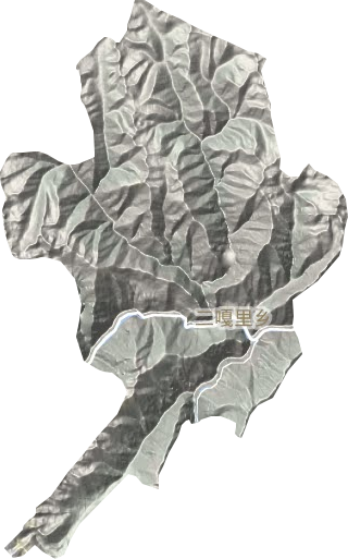 二嘎里乡地形地图