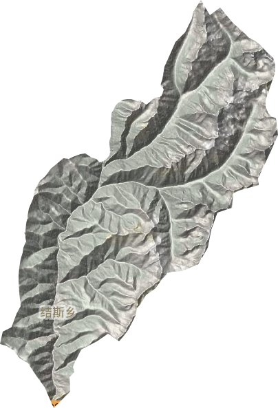 结斯乡地形地图