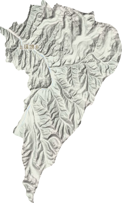 上壤塘乡地形地图