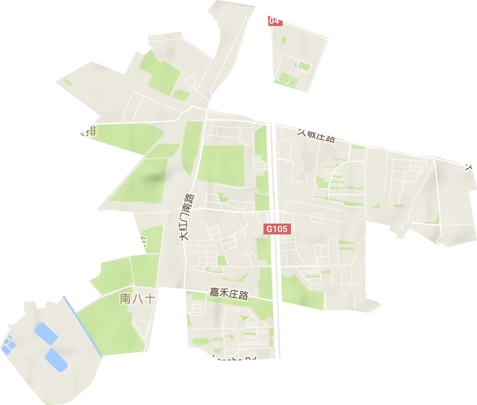 和义街道地形地图