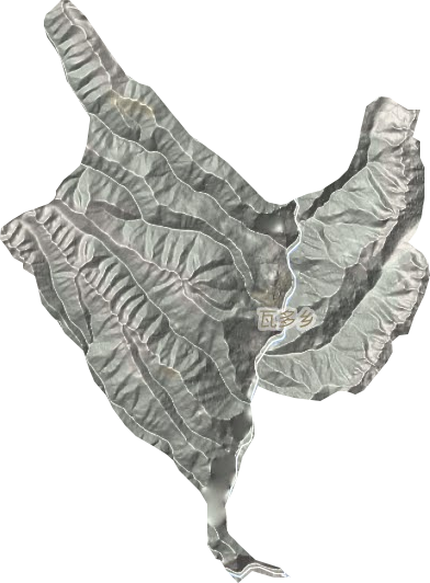 瓦多乡地形地图
