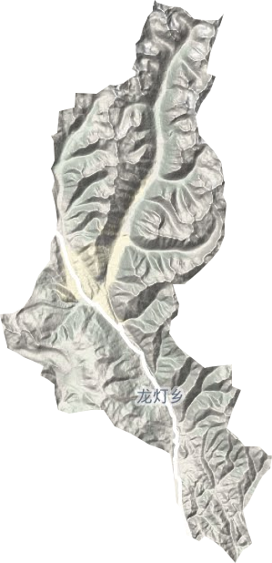 龙灯乡地形地图