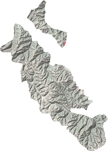 洛秋乡地形地图