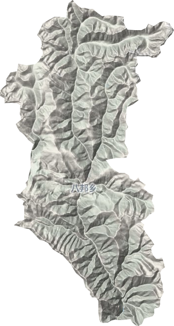 八帮乡地形地图