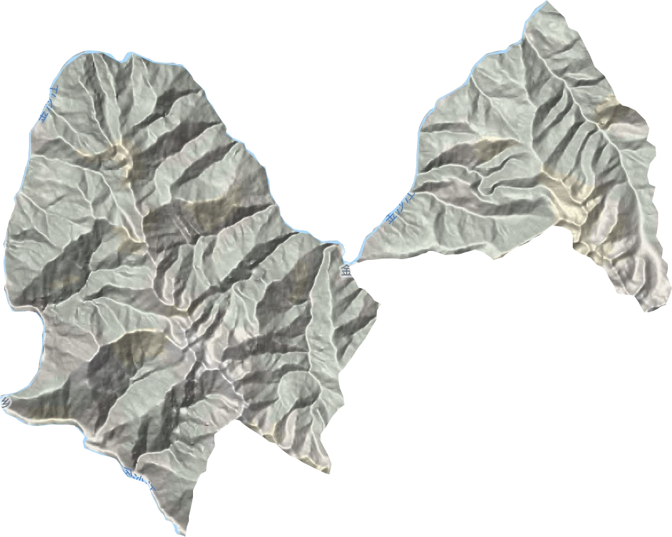 金沙乡地形地图