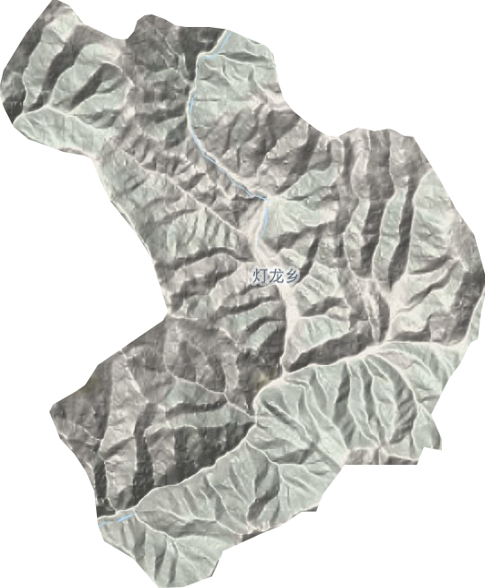 登龙乡地形地图