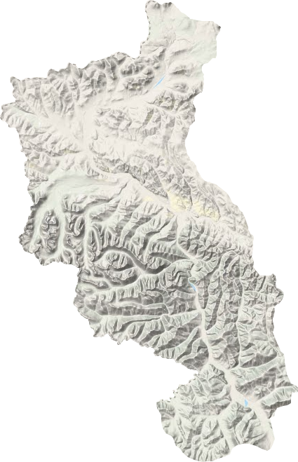 呷衣乡地形地图