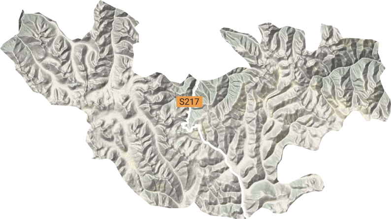 村戈乡地形地图