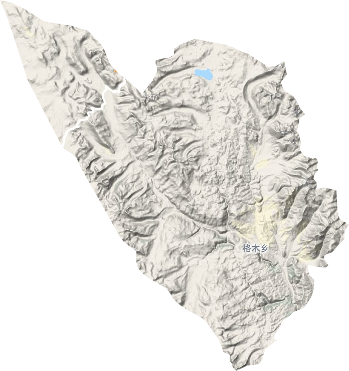 格木乡地形地图