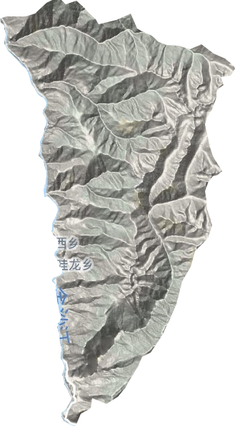 苏哇龙乡地形地图