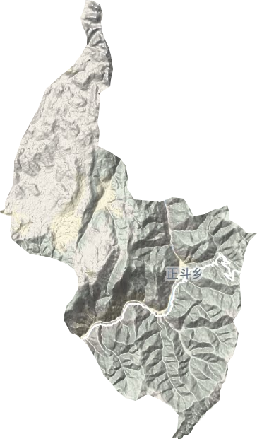 正斗乡地形地图