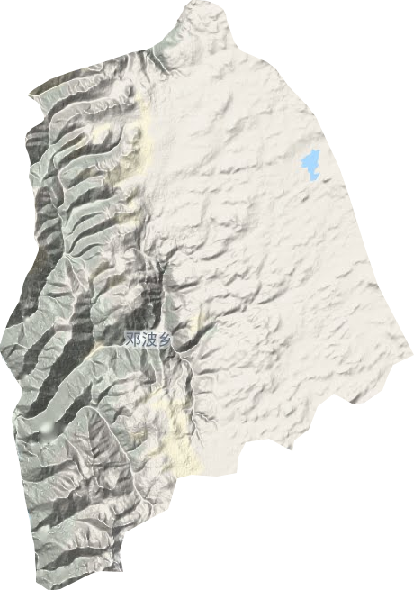 邓波乡地形地图