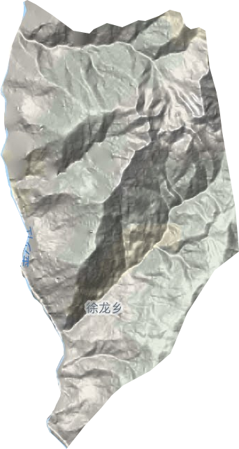 徐龙乡地形地图