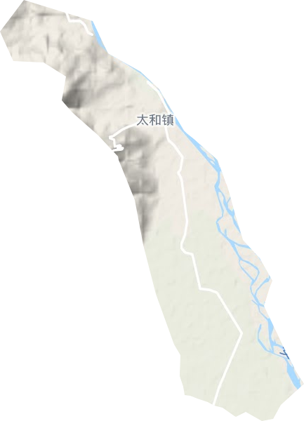 太和镇地形地图