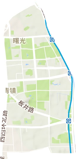 曙光街道地形地图
