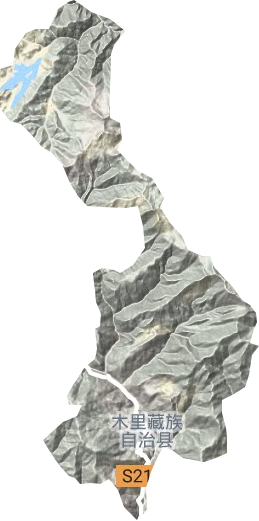 乔瓦镇地形地图