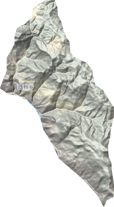 西秋乡地形地图