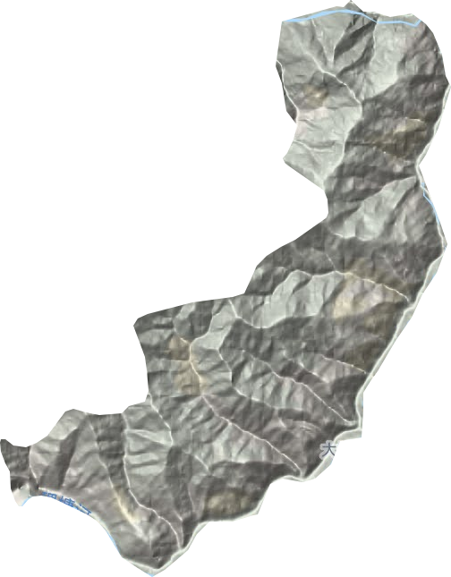 大坡蒙古族乡地形地图