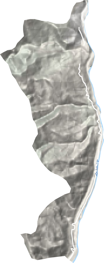 白鹤滩镇地形地图