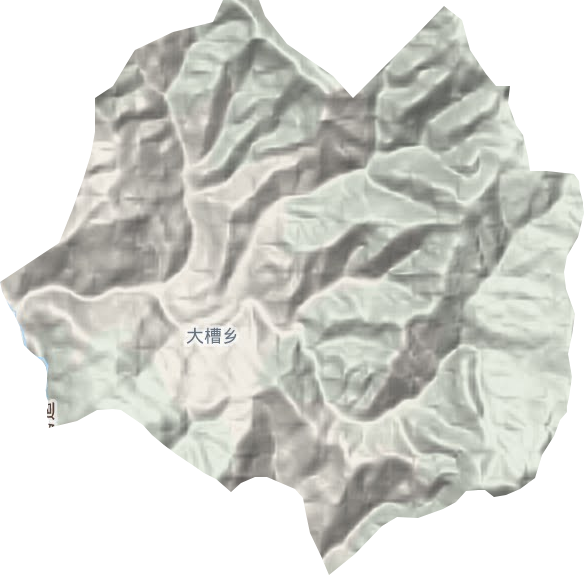 大槽乡地形地图