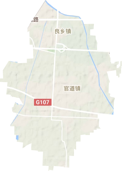 良乡地区办事处地形地图