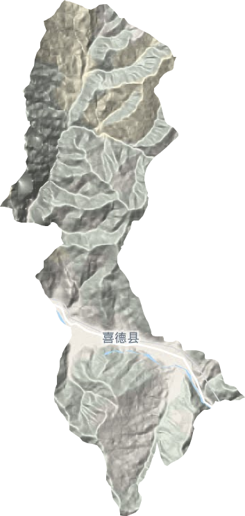 光明镇地形地图