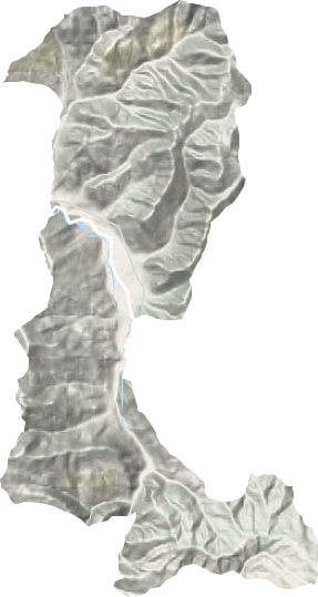 两河口镇地形地图