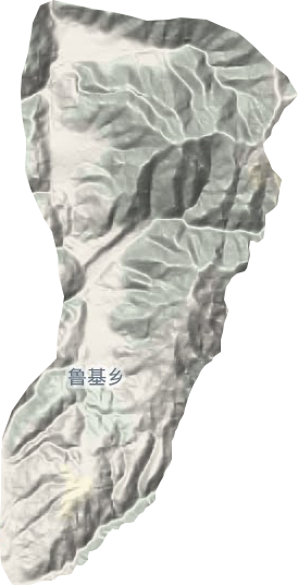 鲁基乡地形地图