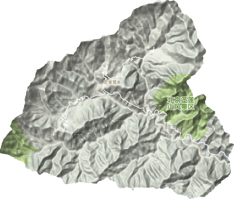史家营乡地形地图