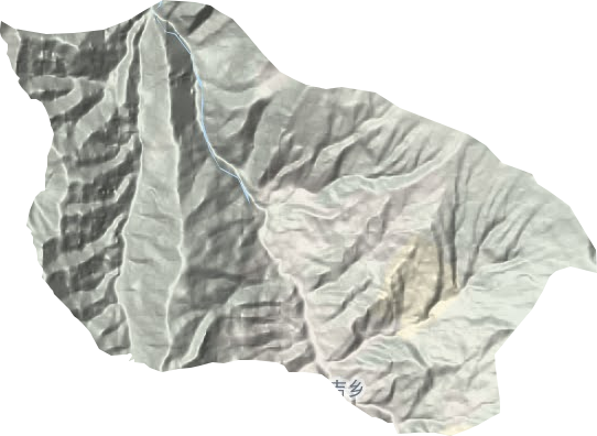拉吉乡地形地图