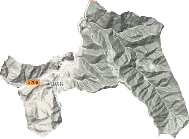 新市坝镇地形地图