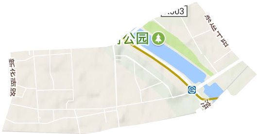 中仓街道地形地图