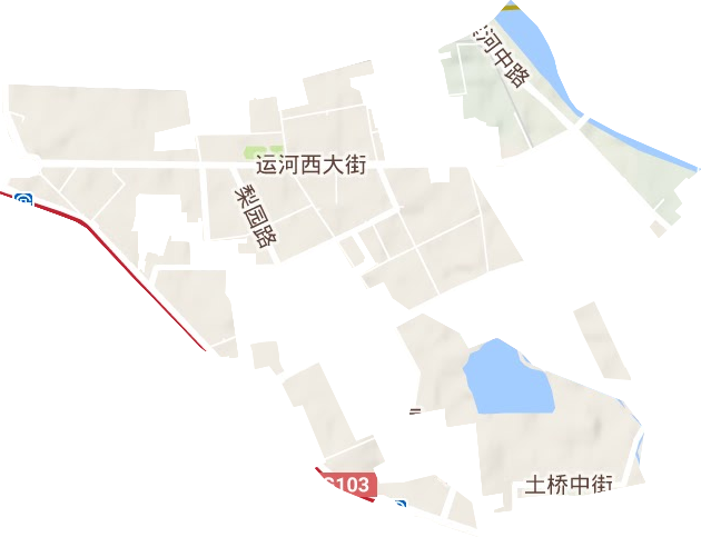 玉桥街道地形地图