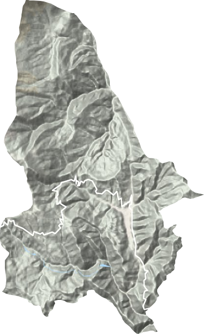 谷堆乡地形地图