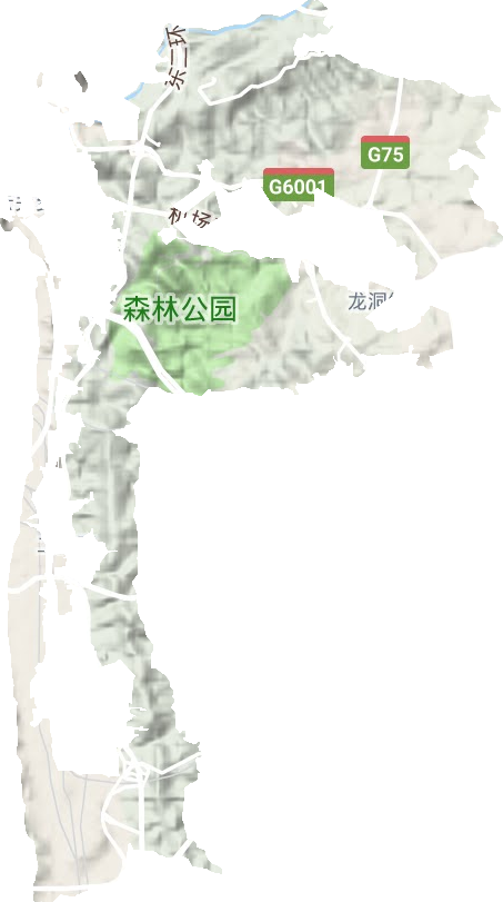云关乡地形地图