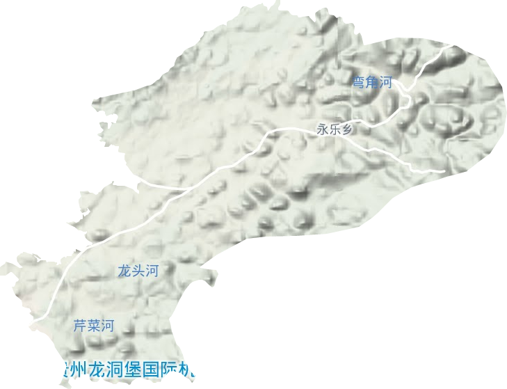永乐乡地形地图