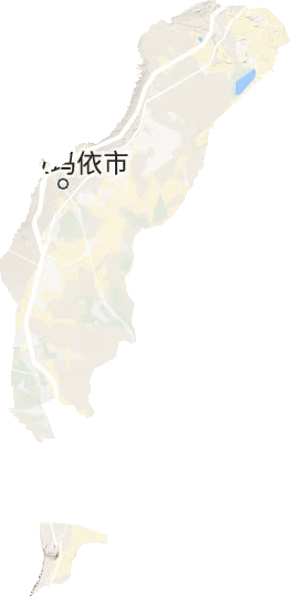 克拉玛依市地形地图