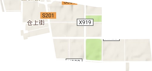 石园街道地形地图