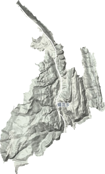 蟠龙镇地形地图