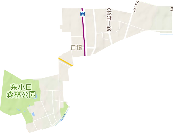天通苑南街道地形地图