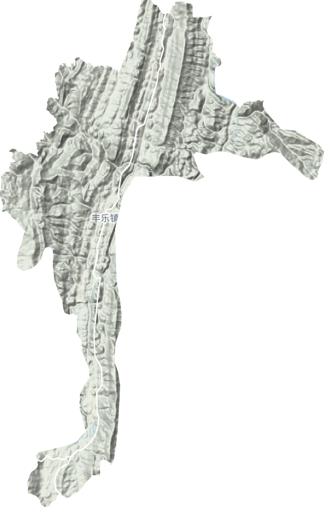 丰乐镇地形地图