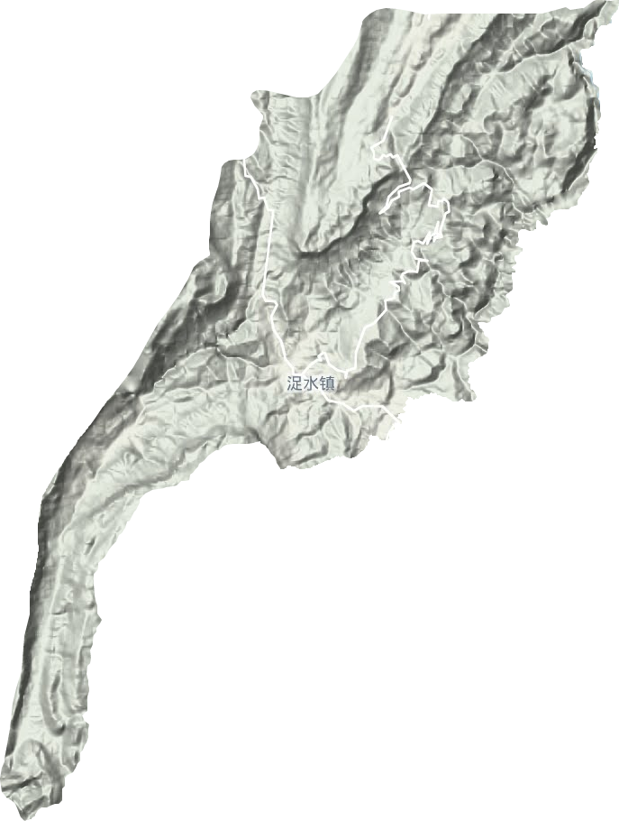 浞水镇地形地图