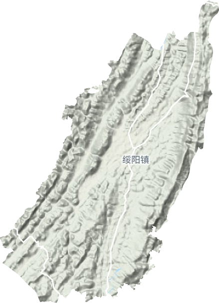 绥阳镇地形地图