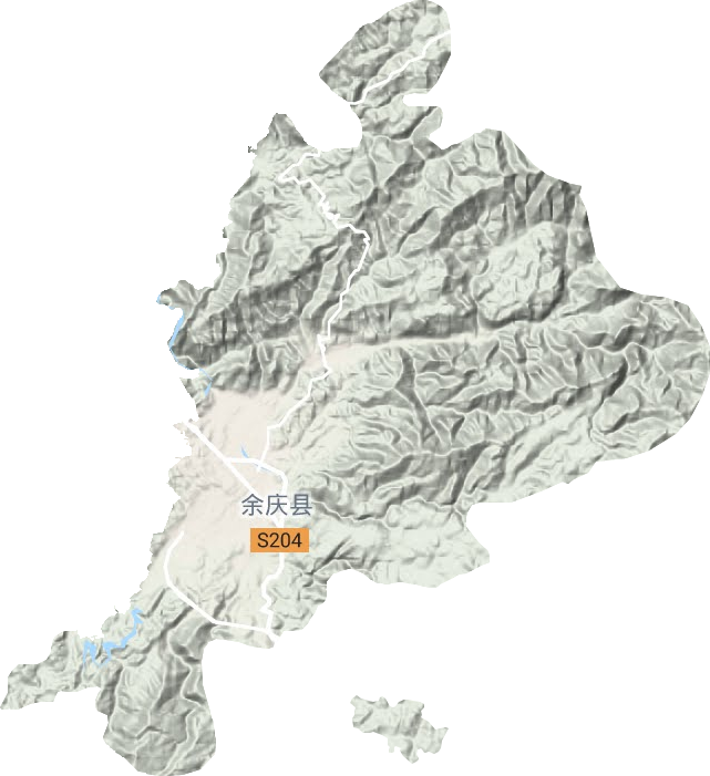 白泥镇地形地图